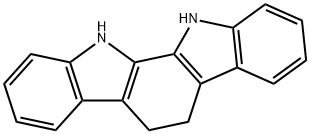 5,6,11,12-tetrahydroindolo[2,3-a]carbazole Struktur