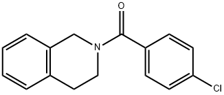 (4-chlorophenyl)(3,4-dihydroisoquinolin-2(1H)-yl)methanone Struktur