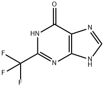 2-(Trifluoromethyl)-3H-purin-6(7H)-one Struktur