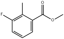 3-Fluoro-2-methyl-benzoic acid methyl ester Struktur