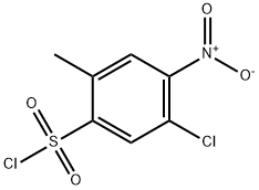 5-Chloro-2-methyl-4-nitro-benzenesulfonyl chloride Struktur