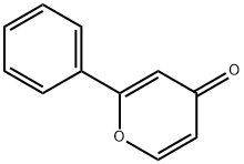 2-Phenyl-4H-pyran-4-one Struktur