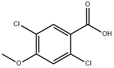 2,5-Dichloro-4-methoxybenzoic acid Struktur