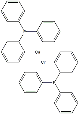 bis(triphenylphosphine)copper(I) chloride Struktur