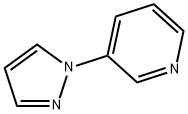 1-(pyridin-3-yl)-1H-pyrazole Struktur