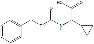 (S)-Benzyloxycarbonylamino-cyclopropyl-acetic acid Struktur