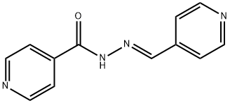 N'-[(E)-pyridin-4-ylmethylidene]pyridine-4-carbohydrazide Struktur