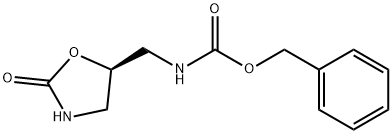 (R)-Benzyl ((2-oxooxazolidin-5-yl)methyl)carbamate Struktur