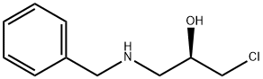 2-Propanol, 1-chloro-3-[(phenylmethyl)amino]-, (2R)- Struktur