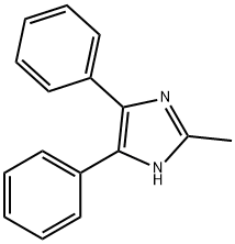 1H-Imidazole,2-methyl-4,5-diphenyl-
 Struktur