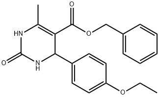 benzyl 4-(4-ethoxyphenyl)-6-methyl-2-oxo-1,2,3,4-tetrahydropyrimidine-5-carboxylate Struktur