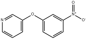 3-(3-Pyridinyloxy)-1-nitrobenzene Struktur