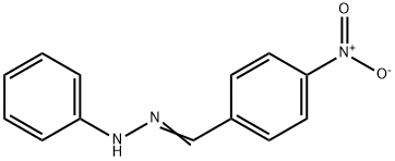 BENZALDEHYDE 4-NITROPHENYLHYDRAZONE Struktur