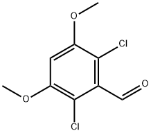 2,6-dichloro-3,5-dimethoxybenzaldehyde Struktur