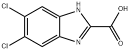 5,6-dichloro-1H-Benzimidazole-2-carboxylic acid Struktur