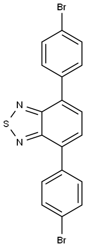 4,7-bis(4-bromophenyl)benzo[c][1,2,5]thiadiazole Struktur