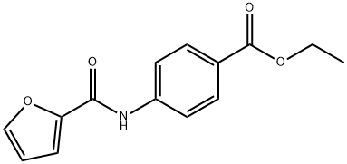 ethyl 4-[(furan-2-ylcarbonyl)amino]benzoate Struktur