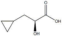 (S)-a-Hydroxy-cyclopropanepropanoic acid Struktur