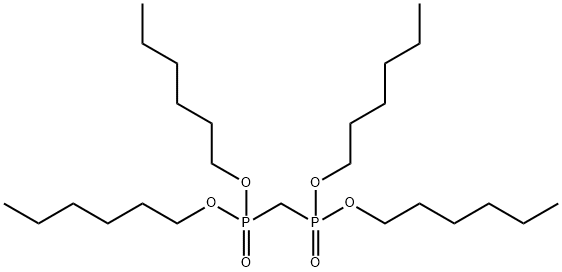 TETRAHEXYL METHYLENEDIPHOSPHONATE Struktur