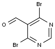 4,6-Dibromo-5-formylpyrimidine Struktur