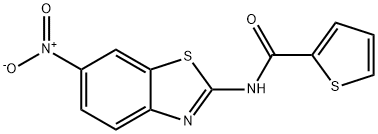 N-(6-nitro-1,3-benzothiazol-2-yl)thiophene-2-carboxamide Struktur