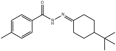 N'-(4-tert-butylcyclohexylidene)-4-methylbenzohydrazide Struktur