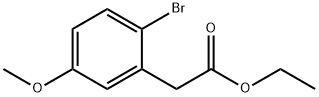 ethyl 2-(2-bromo-5-methoxyphenyl)acetate Struktur