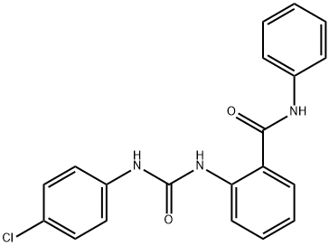 2-({[(4-chlorophenyl)amino]carbonyl}amino)-N-phenylbenzamide Struktur