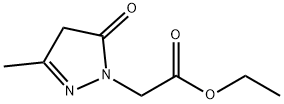 ethyl 2-(3-methyl-5-oxo-4,5-dihydropyrazol-1-yl)acetate Struktur