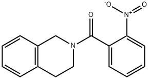 3,4-dihydroisoquinolin-2(1H)-yl(2-nitrophenyl)methanone Struktur