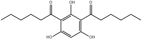 2,4-(bis-1-ketohexyl)phloroglucinol 結(jié)構(gòu)式