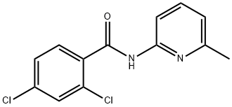 2,4-dichloro-N-(6-methyl-2-pyridinyl)benzamide Struktur