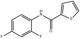 N-(2,4-difluorophenyl)thiophene-2-carboxamide Struktur