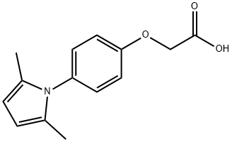 2-[4-(2,5-dimethyl-1H-pyrrol-1-yl)phenoxy]Acetic acid Struktur