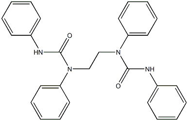 1,1'-ethane-1,2-diylbis(1,3-diphenylurea) Struktur