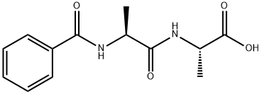 2-(2-benzamidopropanamido)propanoic acid Struktur