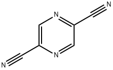 2,5-pyrazinedicarbonitrile Struktur