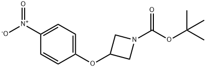 tert-butyl 3-(4-nitrophenoxy)azetidine-1-carboxylate Struktur