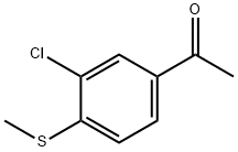 1-(3-Chloro-4-(methylthio)phenyl)ethanone Struktur