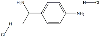 4-(1-Amino-ethyl)-phenylamine dihydrochloride Struktur