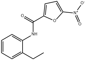 N-(2-ethylphenyl)-5-nitrofuran-2-carboxamide Struktur