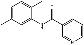 N-(2,5-dimethylphenyl)pyridine-3-carboxamide Struktur