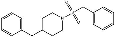 4-benzyl-1-(benzylsulfonyl)piperidine Struktur