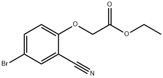 ethyl 4-bromo-2-cyanophenoxyacetate Struktur