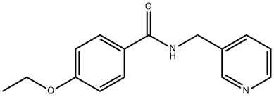 4-ethoxy-N-(3-pyridinylmethyl)benzamide Struktur