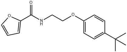 N-[2-(4-tert-butylphenoxy)ethyl]furan-2-carboxamide Struktur