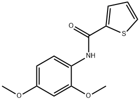 N-(2,4-dimethoxyphenyl)thiophene-2-carboxamide Struktur