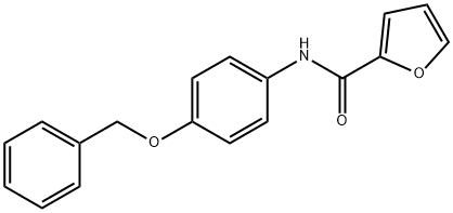 N-[4-(benzyloxy)phenyl]furan-2-carboxamide Struktur