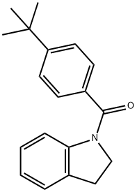 (4-tert-butylphenyl)(2,3-dihydro-1H-indol-1-yl)methanone Struktur