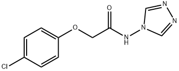 2-(4-chlorophenoxy)-N-(4H-1,2,4-triazol-4-yl)acetamide Struktur